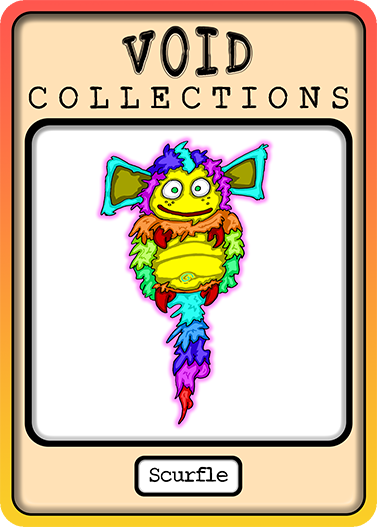 A picture of the Scurfle card with its standard border.