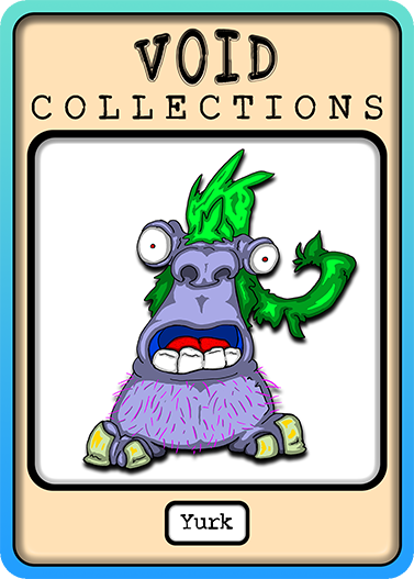 A picture of the Yurk card with its standard border.