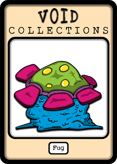 A picture of the Fug card with its standard border.