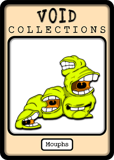 A picture of the Mouphs card with its standard border.