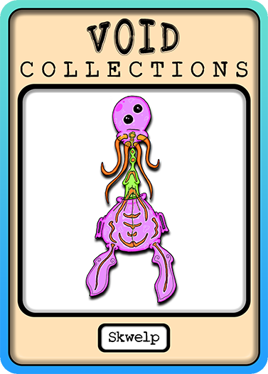 A picture of the Skwelp card with its standard border.