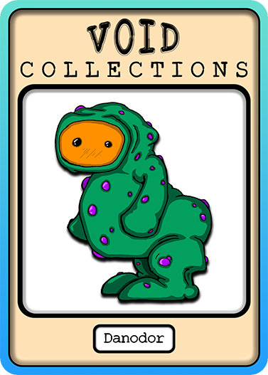 A picture of the Danodor card with its standard border.