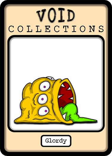 A picture of the Glordy card with its standard border.